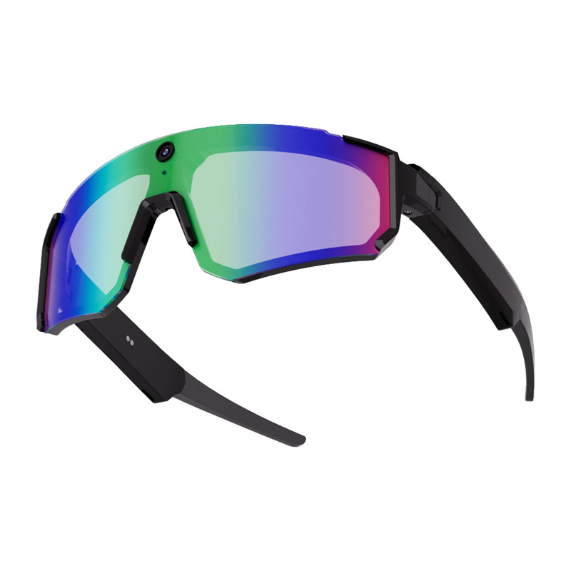 Lunettes de sport AI Colmi V06 (Noires avec verres bleus) - Ypsilon Computers