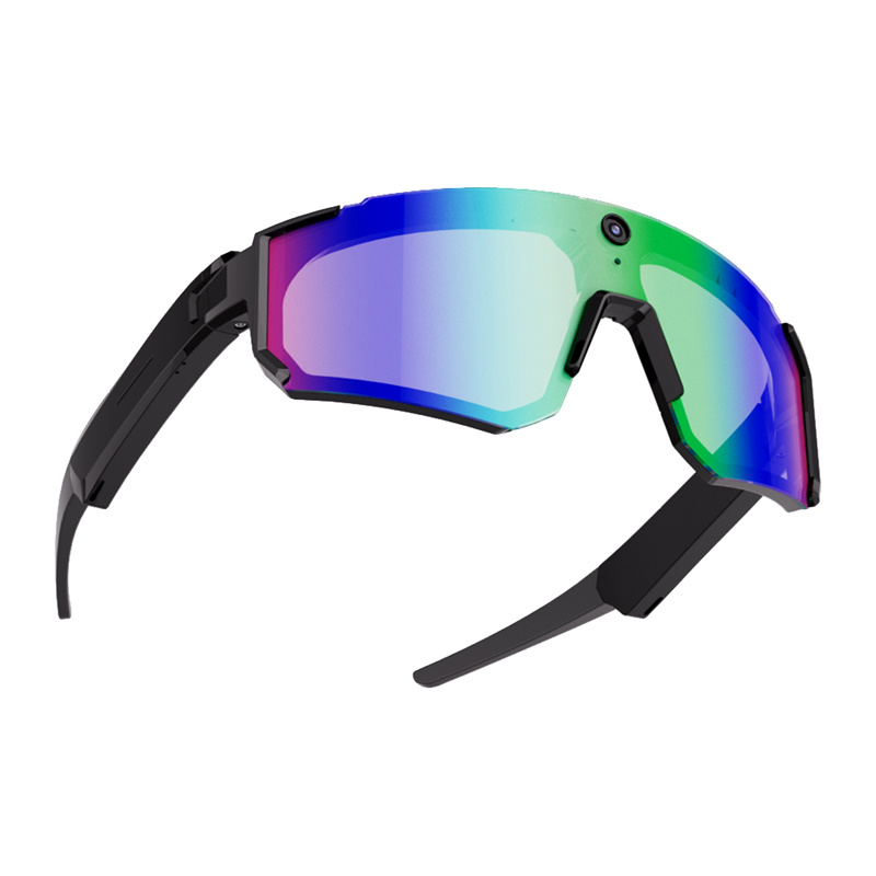 Lunettes de sport AI Colmi V06 (Noires avec verres bleus) - Ypsilon Computers