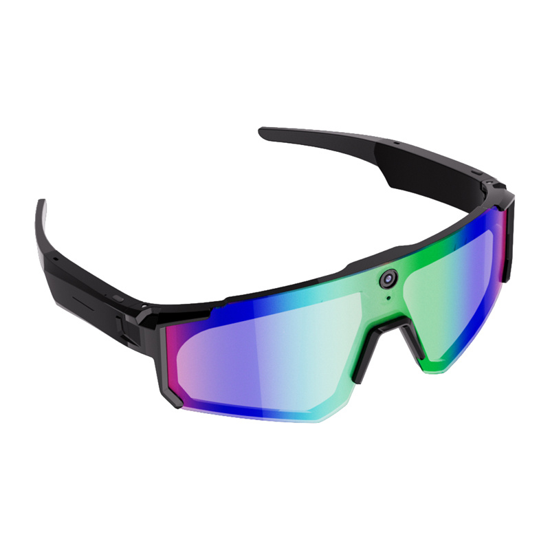 Lunettes de sport AI Colmi V06 (Noires avec verres bleus) - Ypsilon Computers
