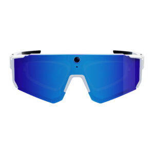 Lunettes de sport Colmi V06 AI blanches (avec verres bleus)