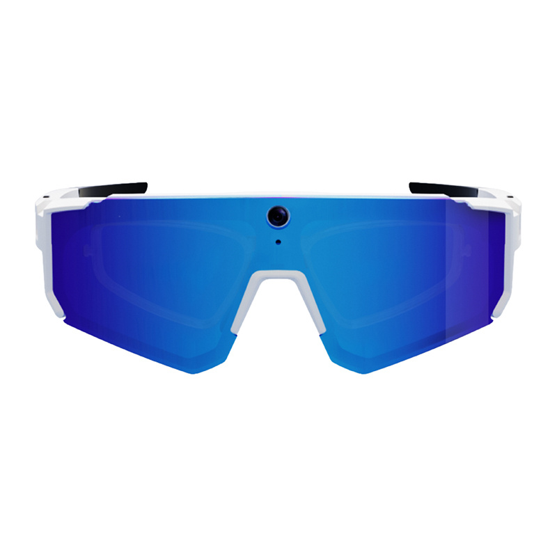 Lunettes de sport Colmi V06 AI blanches (avec verres bleus) - Ypsilon Computers