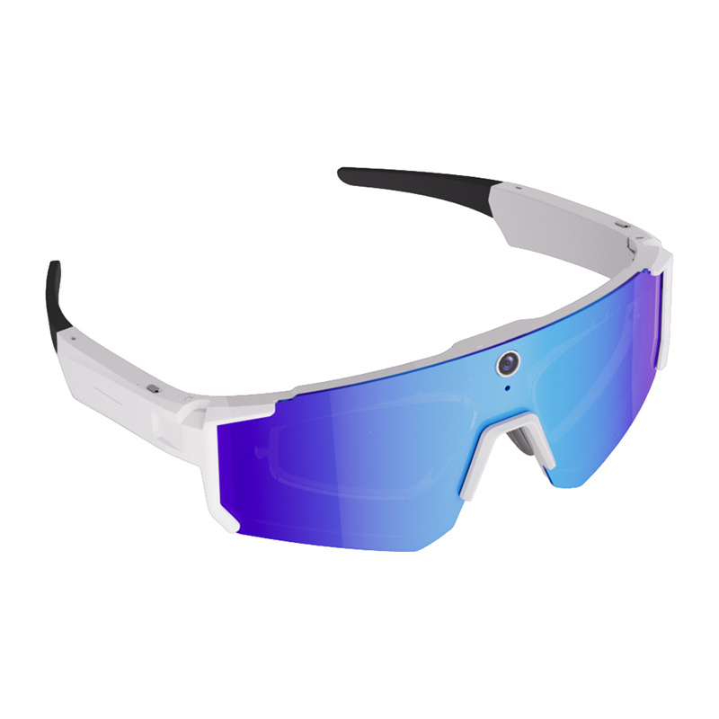 Lunettes de sport Colmi V06 AI blanches (avec verres bleus) - Ypsilon Computers