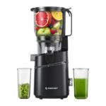 AMZCHEF SJ-036CBK Extracteur de Jus Lent (Noir)