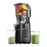AMZCHEF SJ-036CBK Extracteur de Jus Lent (Noir)