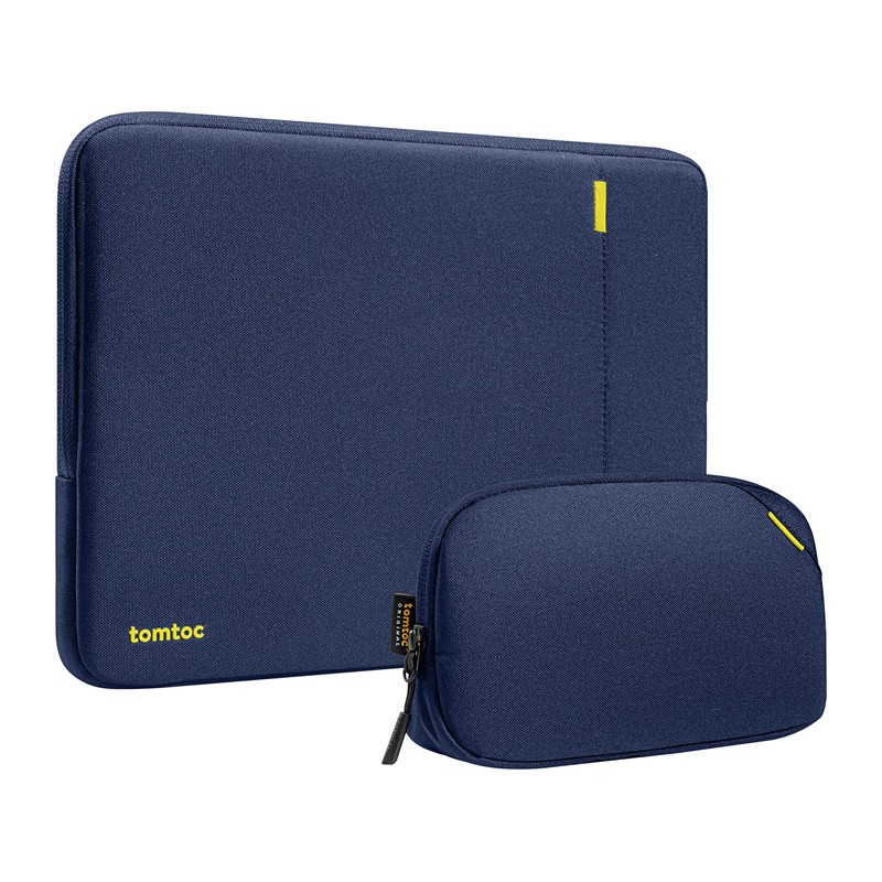 Housse pour ordinateur portable TOMTOC Defender-A13 + Ensemble de coque 14" (Bleu marine) - Ypsilon Computers
