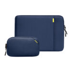 Housse pour ordinateur portable TOMTOC Defender-A13 + Ensemble de coque 14&Prime; (Bleu marine)