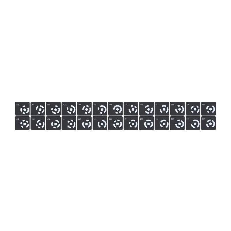 Revopoint Marqueurs Autocollants (208 pcs.) - Ypsilon Computers