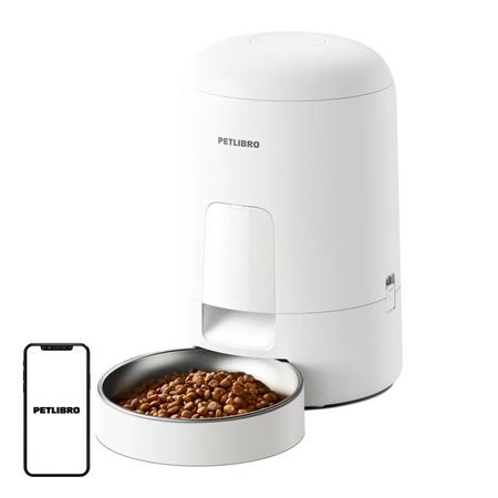 Distributeur de Nourriture Intelligent pour Animaux Petlibro Air (Blanc) - Ypsilon Computers