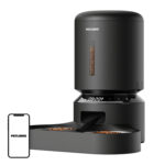 PETLIBRO Granary Distributeur de Nourriture pour Animaux 5L avec Double Bol (Noir)