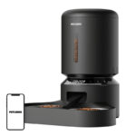 PETLIBRO Granary Distributeur de Nourriture pour Animaux 5L avec Double Bol (Noir)