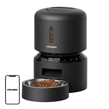 PETLIBRO Distributeur de Nourriture pour Animaux Granary 3L (Noir) - Ypsilon Computers