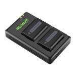Ensemble de 2 batteries de remplacement Sony et un chargeur NEEWER NP-FW50