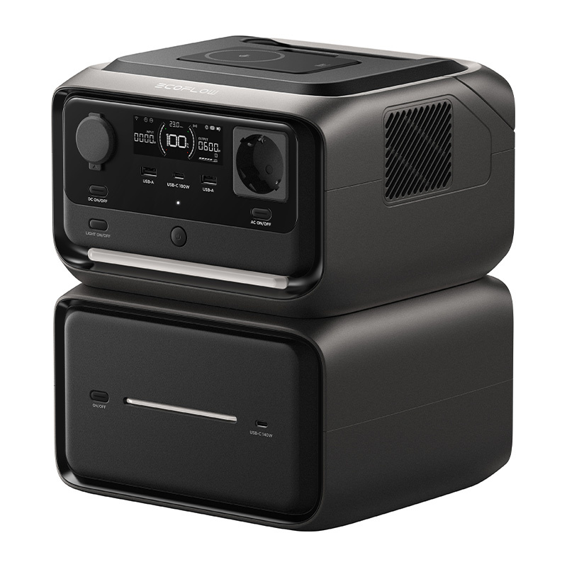 Station d'alimentation EcoFlow River 3 Max Plus 858Wh (Sans fil) - Ypsilon Computers