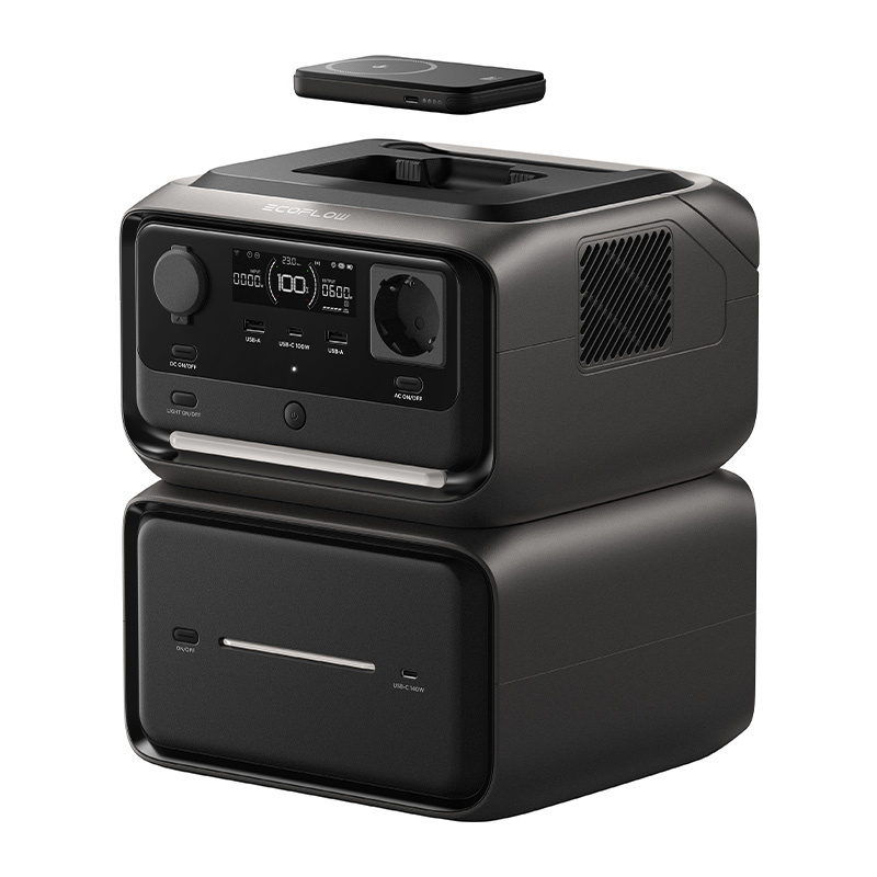 Station d'alimentation EcoFlow River 3 Max Plus 858Wh (Sans fil) - Ypsilon Computers