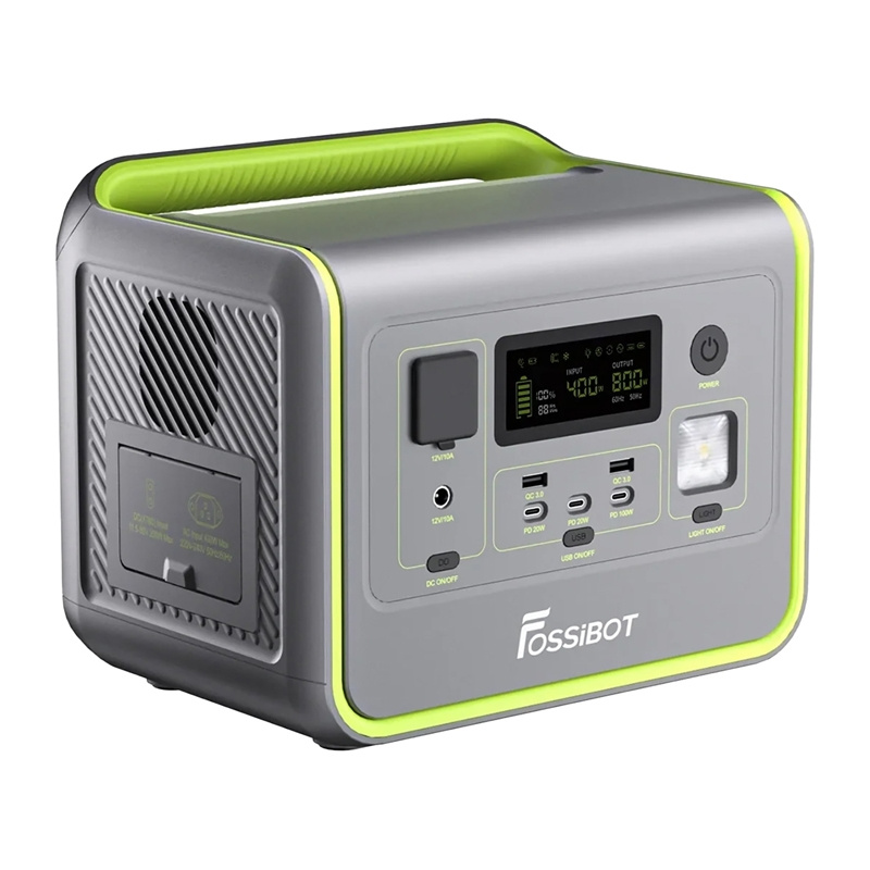 FOSSIBOT F800 Station de Charge 800W (Vert) - Ypsilon Computers