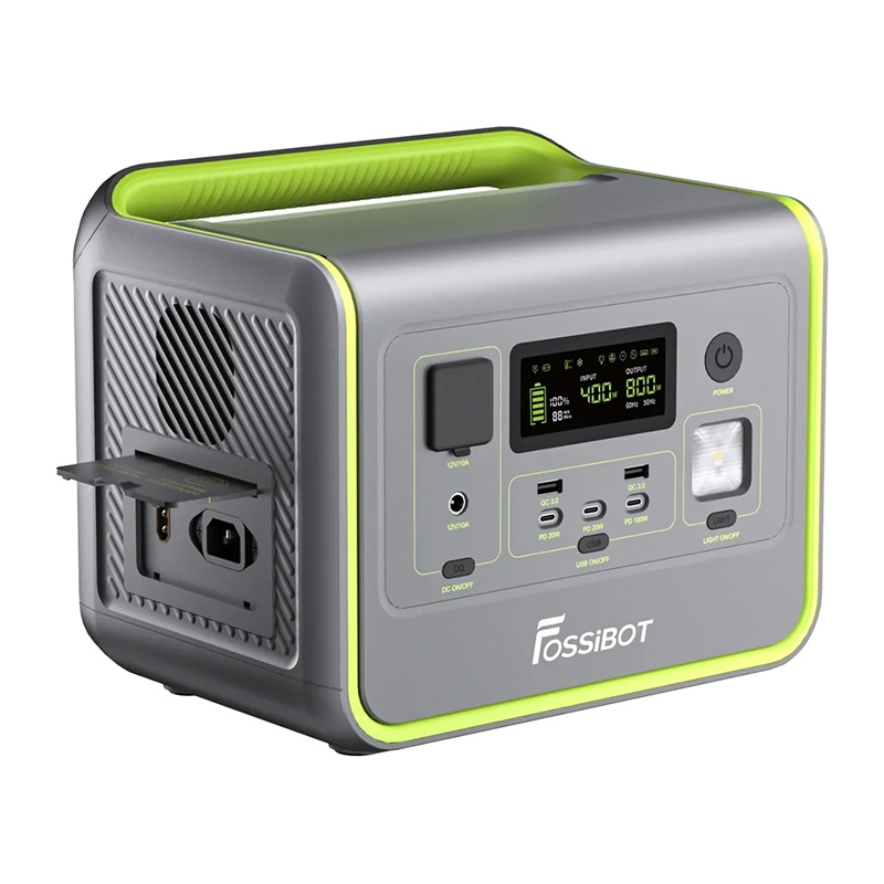 FOSSIBOT F800 Station de Charge 800W (Vert) - Ypsilon Computers