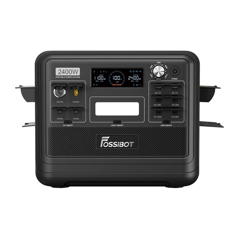 FOSSIBOT F2400 Station de Charge 2400W (Noir) - Ypsilon Computers