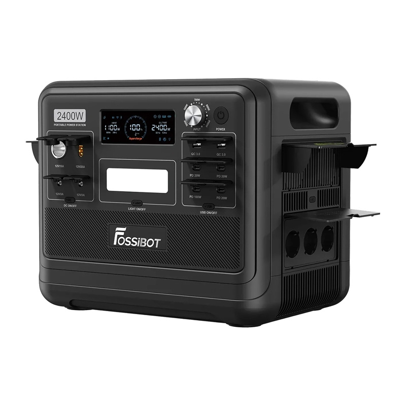 FOSSIBOT F2400 Station de Charge 2400W (Noir) - Ypsilon Computers