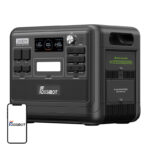 FOSSIBOT F2400 Station de Charge 2400W (Noir)
