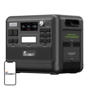 FOSSIBOT F2400 Station de Charge 2400W (Noir)