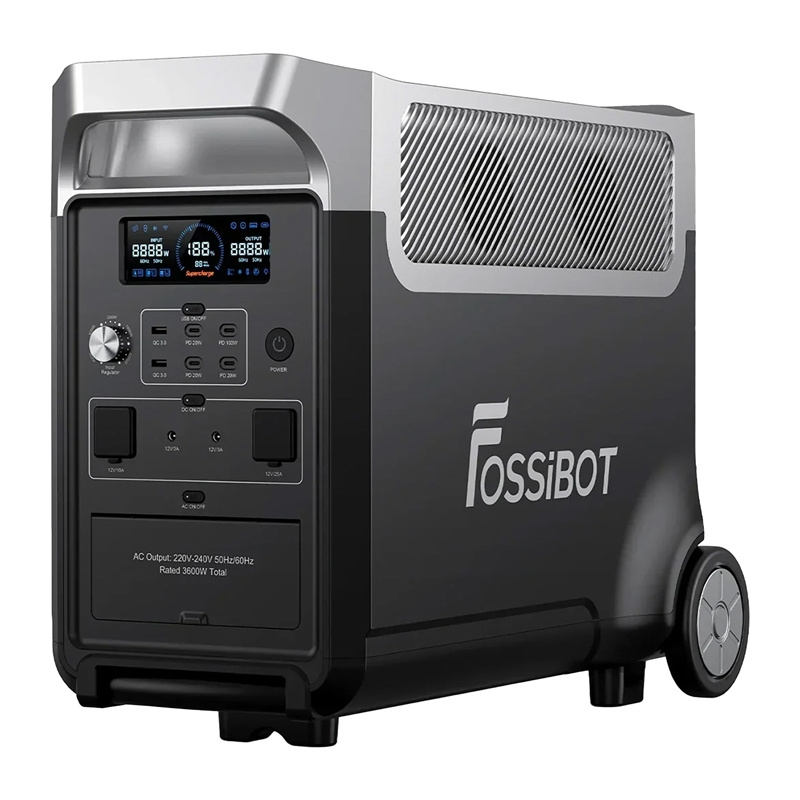 FOSSIBOT F3600 Pro Station de Charge 3600W (Noir) - Ypsilon Computers