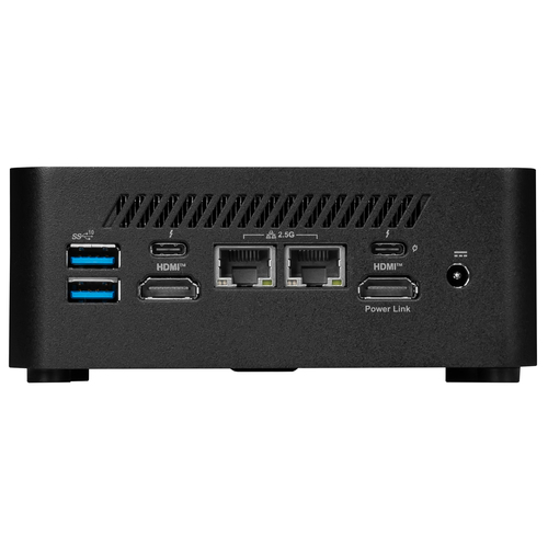 Black Intel SOC 7 150U Integrated Graphics N/A 2 slots - Max 64GB RAM 2*M.2 & 1*2.5i no HDD no OS 802.11AX 5 Air cooling 120W 3y - Ypsilon Computers