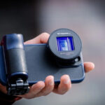 Objectif anamorphique bleu 1.55x Freewell pour Galaxy et Sherp