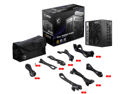 PSU MPG A1000G PCIE5 - Ypsilon Computers