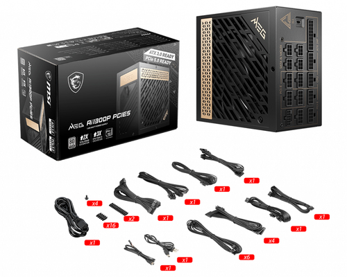 PSU MEG Ai1300P PCIE5 - Ypsilon Computers