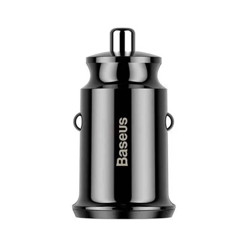 Chargeur de voiture Baseus Grain 2x USB 5V 3.1A (noir) - Ypsilon Computers