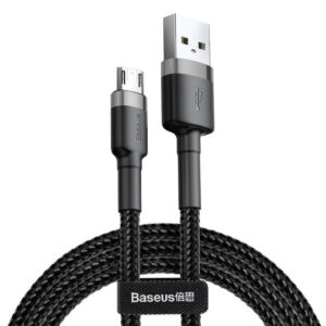Baseus Cafule Câble Micro USB 2.4A 1m (Gris + Noir)