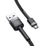 Baseus Cafule Câble Micro USB 2.4A 1m (Gris + Noir)