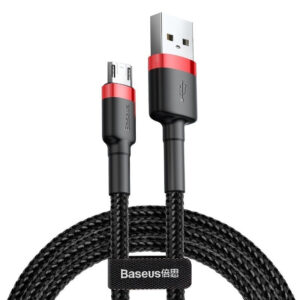 Baseus Cafule Câble Micro USB 1.5A 2m (Rouge+Noir)