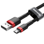 Baseus Cafule Câble Micro USB 1.5A 2m (Rouge+Noir)