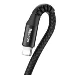 Câble à ressort Baseus Lightning 1m 2A (noir)