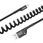 Câble à ressort Baseus Lightning 1m 2A (noir)