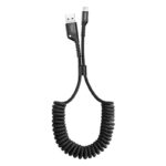 Câble à ressort Baseus Lightning 1m 2A (noir)