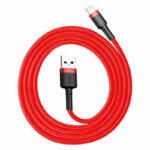 Baseus Cafule Câble USB Lightning 2,4A 0,5m (Rouge)