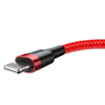 Baseus Cafule Câble USB Lightning 2,4A 0,5m (Rouge)