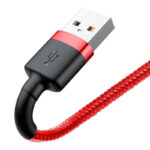 Baseus Cafule Câble USB Lightning 2,4A 0,5m (Rouge)