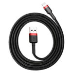 Baseus Cafule Câble USB Lightning 1,5A 2m (Noir+Rouge)