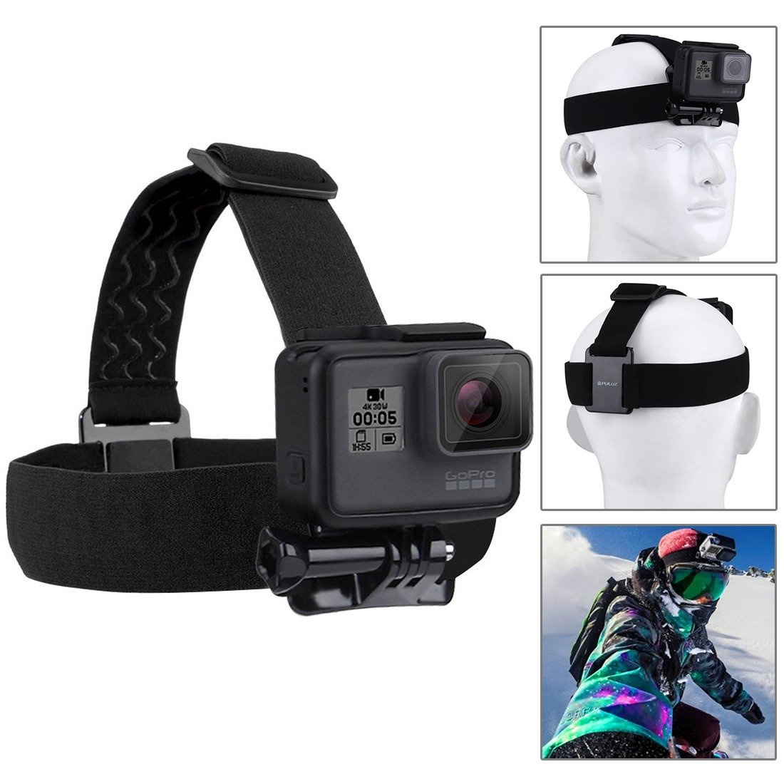 Ensemble de 53 accessoires Puluz pour caméras sportives PKT16 - Ypsilon Computers