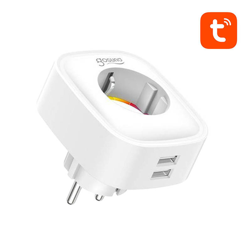 Prise intelligente WiFi Gosund SP112 2xUSB, 16A, Tuya - Ypsilon Computers