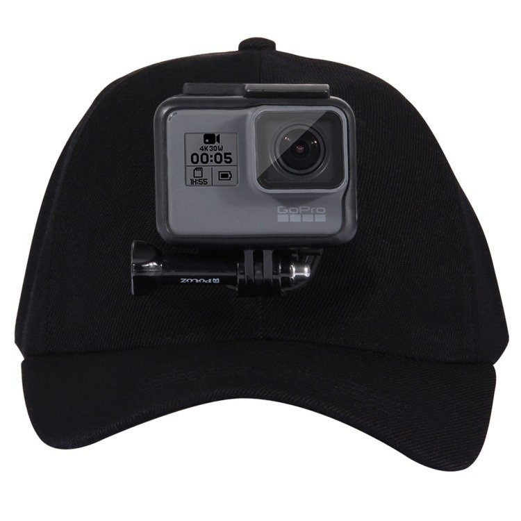 Casquette Puluz avec support pour caméra sportive (DJI, GoPro, Insta360) - Ypsilon Computers