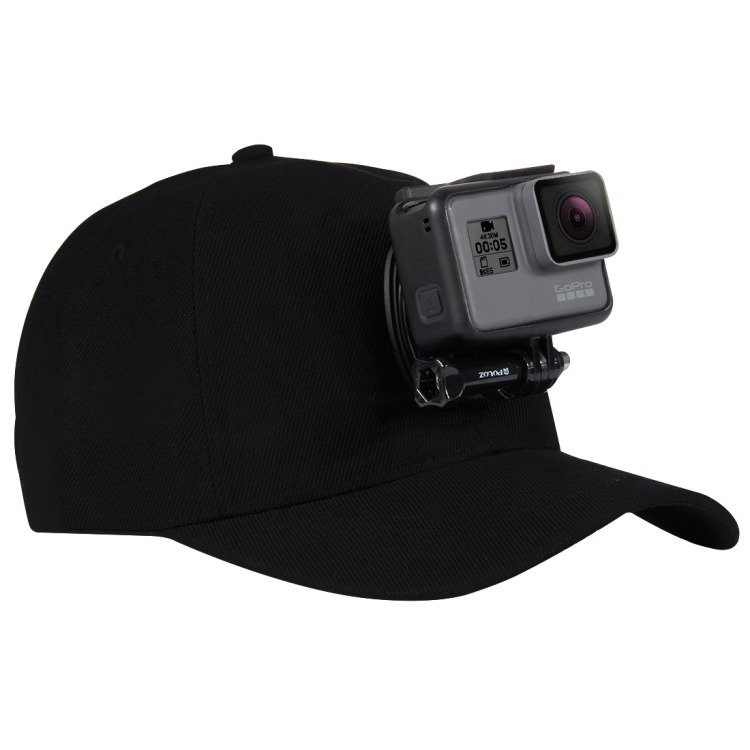 Casquette Puluz avec support pour caméra sportive (DJI, GoPro, Insta360) - Ypsilon Computers