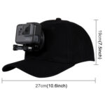 Casquette Puluz avec support pour caméra sportive (DJI, GoPro, Insta360)