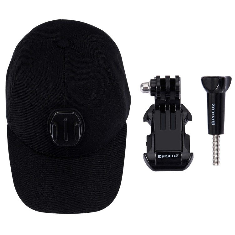 Casquette Puluz avec support pour caméra sportive (DJI, GoPro, Insta360) - Ypsilon Computers