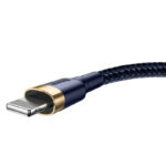 Baseus Cafule câble Lightning 1.5A 2m (Or+Bleu foncé)