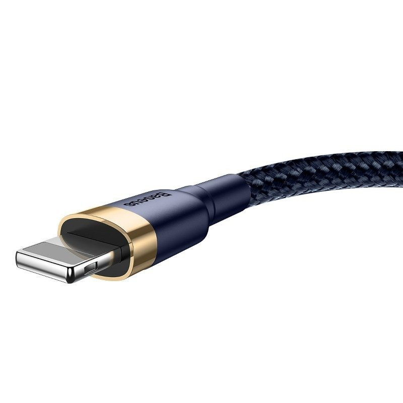 Baseus Cafule câble Lightning 1.5A 2m (Or+Bleu foncé) - Ypsilon Computers