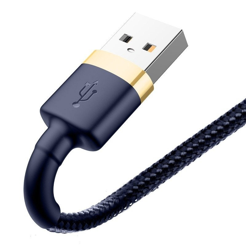 Baseus Cafule câble Lightning 1.5A 2m (Or+Bleu foncé) - Ypsilon Computers